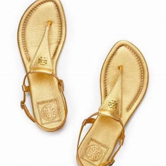 Tory Burch Britton Flat Thong Sandals - Picture 1 of 10